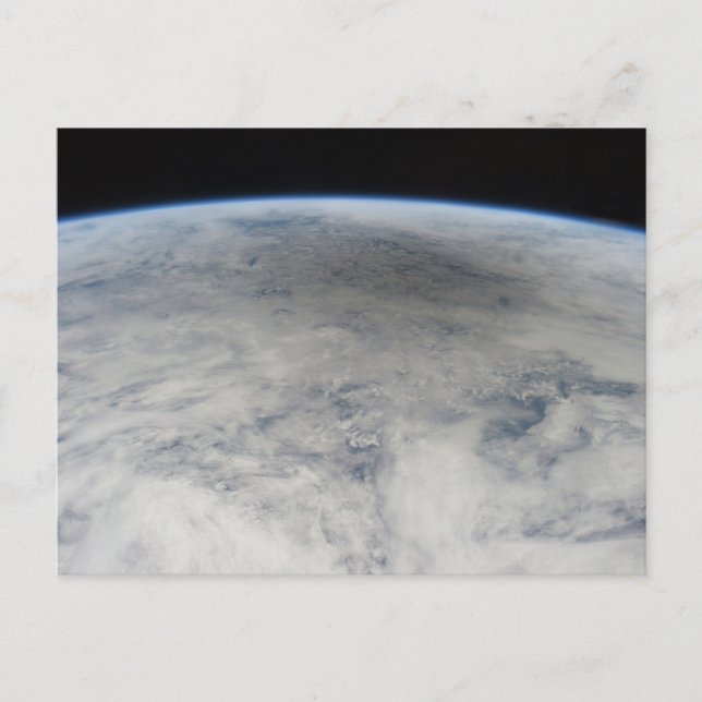 Postal Sombra de la Luna proyectada en el Pacífico Norte. (Anverso)