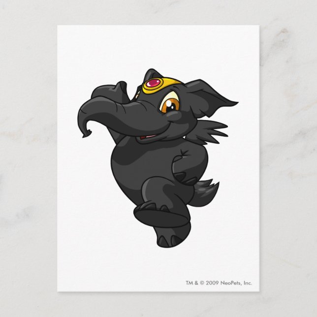 Postal Sombra del elefante (Anverso)
