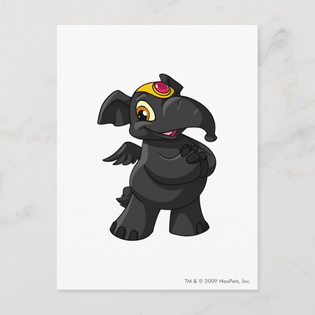 Postal Sombra del elefante (Anverso)