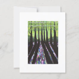 Postal Sombras de bosque