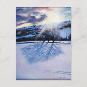 Postal Sombras de nieve 2009