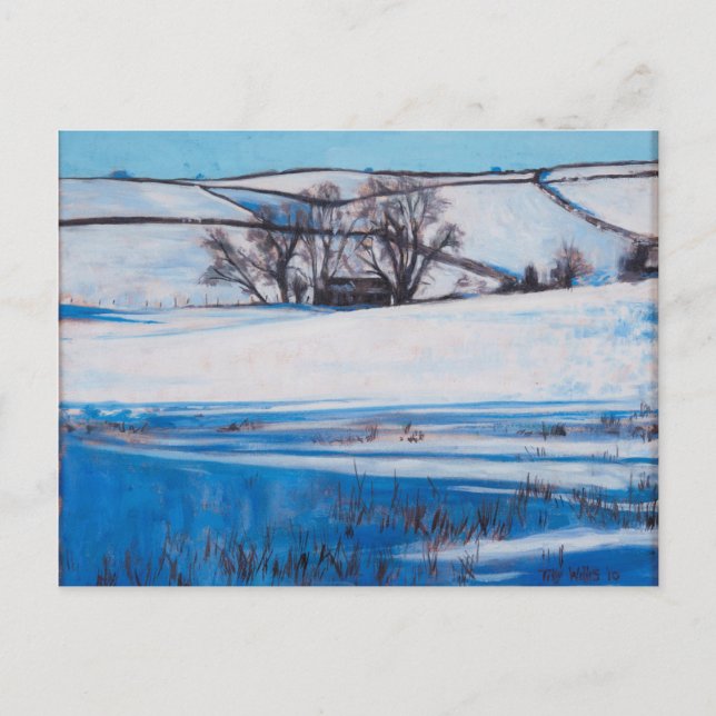 Postal Sombras de nieve 2010 (Anverso)