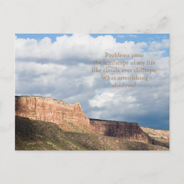 Postal Sombras en la nube (Anverso)