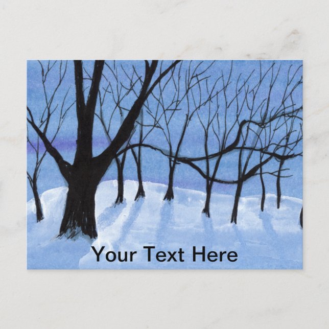 Postal Sombras lunares (Anverso)