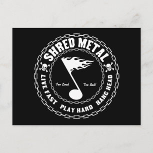 Postal Sombreado Metalizado