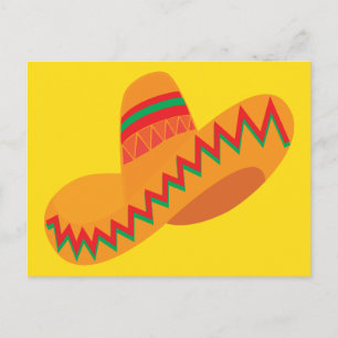 Postal Sombrero Mexicano