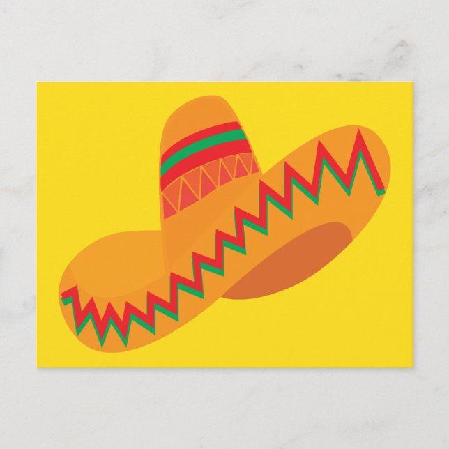 Postal Sombrero Mexicano (Anverso)