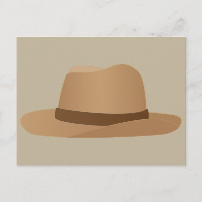 Postal Sombrero Panamá Fedora (Anverso)