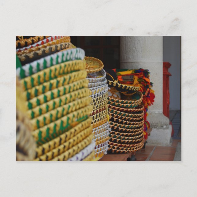 Postal Sombreros de México (Anverso)