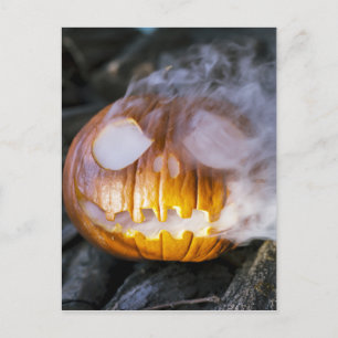 Postal Sombrío Jack-o-lantern