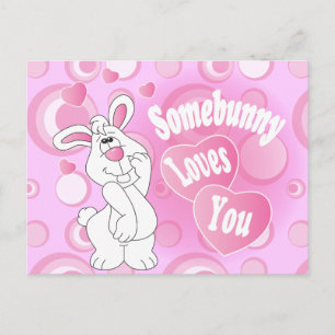 Postal Somebunny Amas Conejito