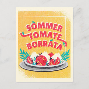 Postal Sommer Tomate Borratta