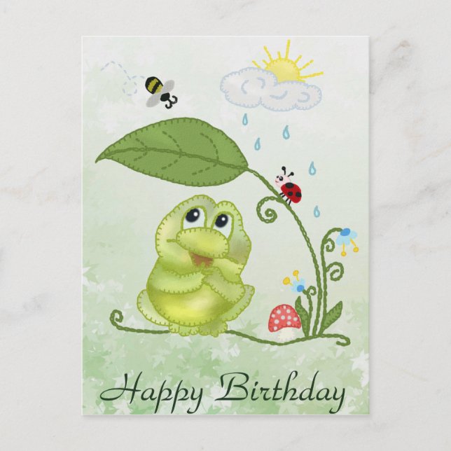 Postal Sommerfrosch (Anverso)