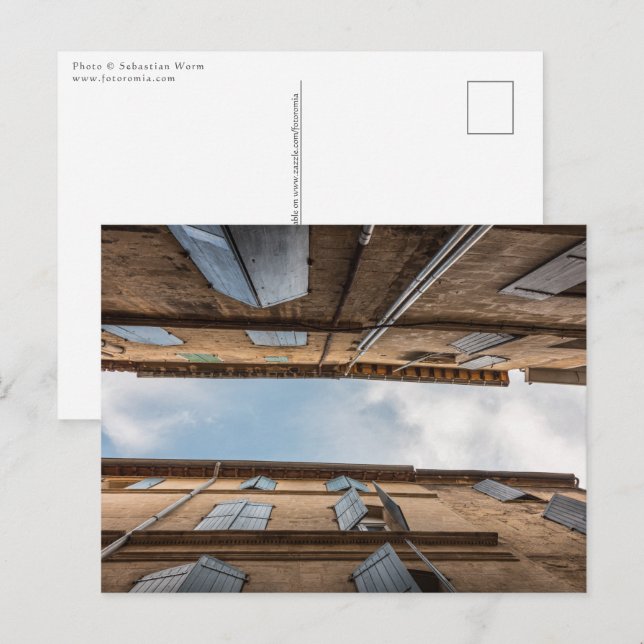 Postal Sommieres Francia (Anverso / Reverso)