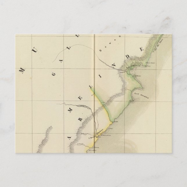 Postal Somolia, Kenia 40 (Anverso)