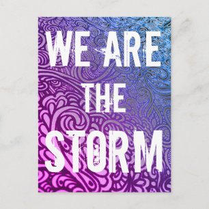 Postal Somos la STORM Gracias Postcard