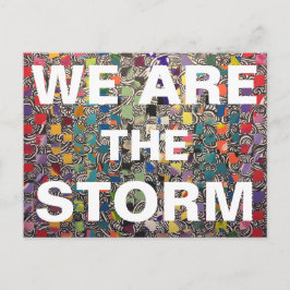 Postal Somos la STORM Gracias Postcard