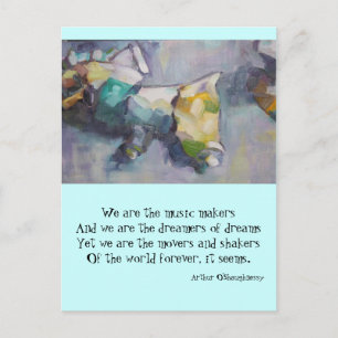 Postal Somos soñadores de sueños