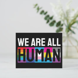 Postal Somos Todos Humanos LGBTQIA+