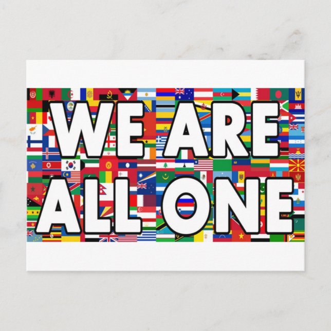 Postal Somos Todos Uno (Anverso)