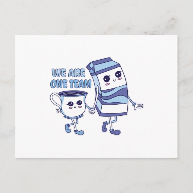Postal Somos un equipo (Anverso)