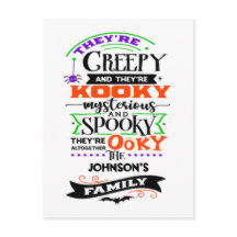 Son espeluznantes y son misteriosos de Kooky