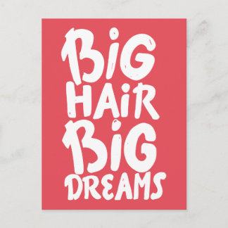 Postal Son grandes sueños de cabello