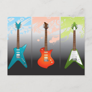 Postal Soñadores de Guitarra Eléctrica