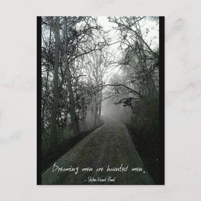 Postal Soñando a los hombres... (Anverso)