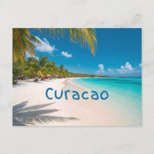 Postal soñando con la playa de Curazao