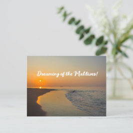 Postal ¡Soñando con las Maldivas!