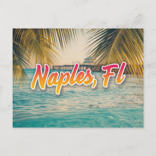 Postal Soñando con Nápoles florida 