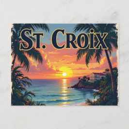 Postal Soñando con St Croix