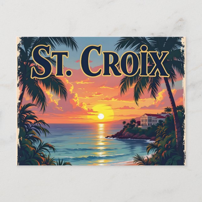 Postal Soñando con St Croix (Anverso)
