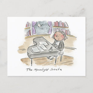 Postal Sonata de la luna, Ludwig Van Beethoven