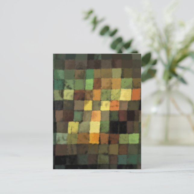 Postal Sonido antiguo de Paul Klee (Anverso de pie)