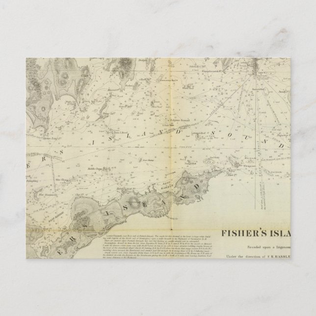 Postal Sonido de Isla de Fisher (Anverso)