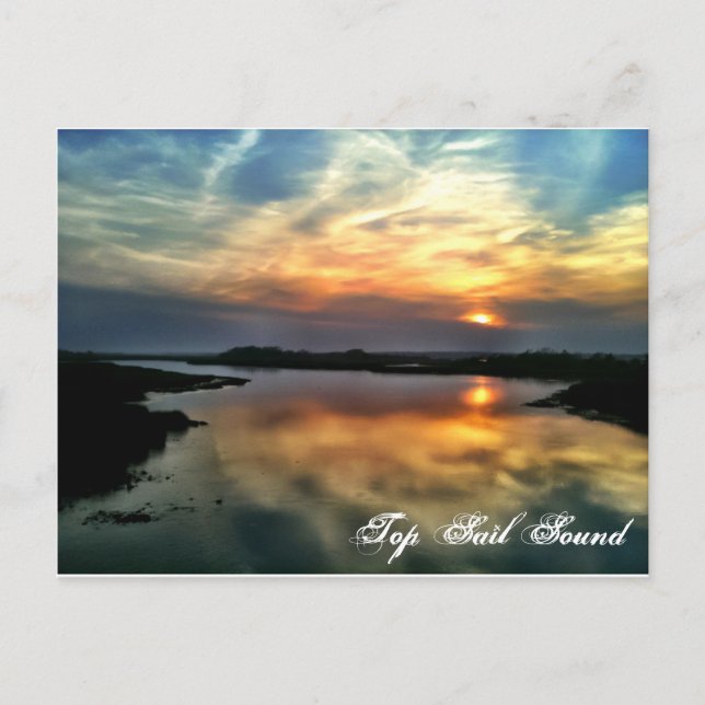 Postal Sonido de vela superior (Anverso)