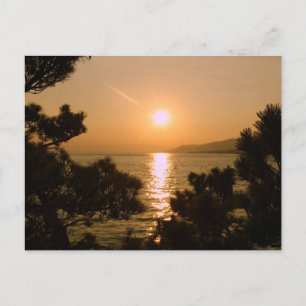 Postal Sonnenuntergang - Sunset Postkarte