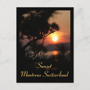 Postal Sonnenuntergang - Sunset Postkarte