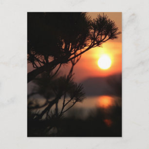 Postal Sonnenuntergang - Sunset Postkarte