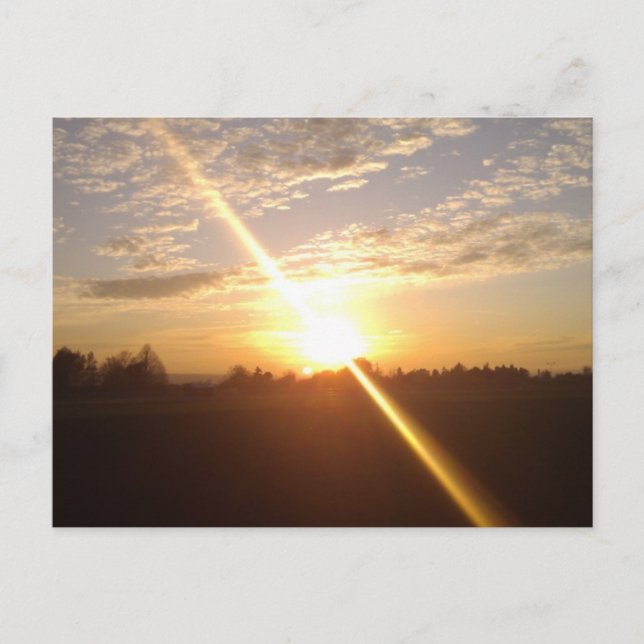 Postal Sonnenuntergang über Wiesbaden und Mainz (Anverso)