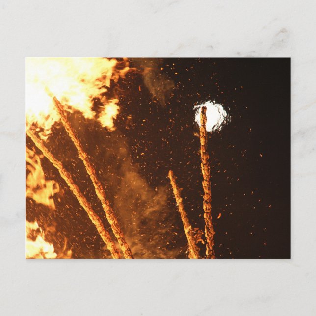 POSTAL SONNENWENDFEUER IN STAUDEN BEI OBERNDORF (Anverso)