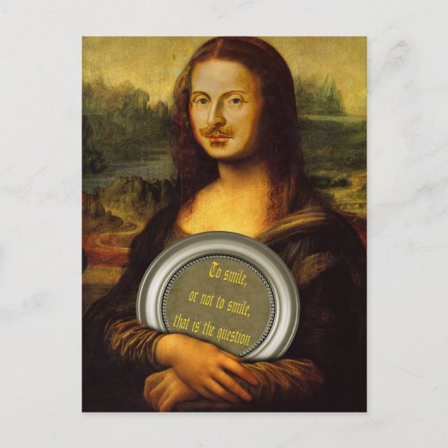 Postal Sonreír O No Sonreír (Anverso)