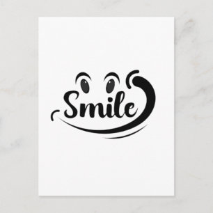 Postal Sonríe Mantén la Sonrisa Sonríe Más Mantén la Sonr