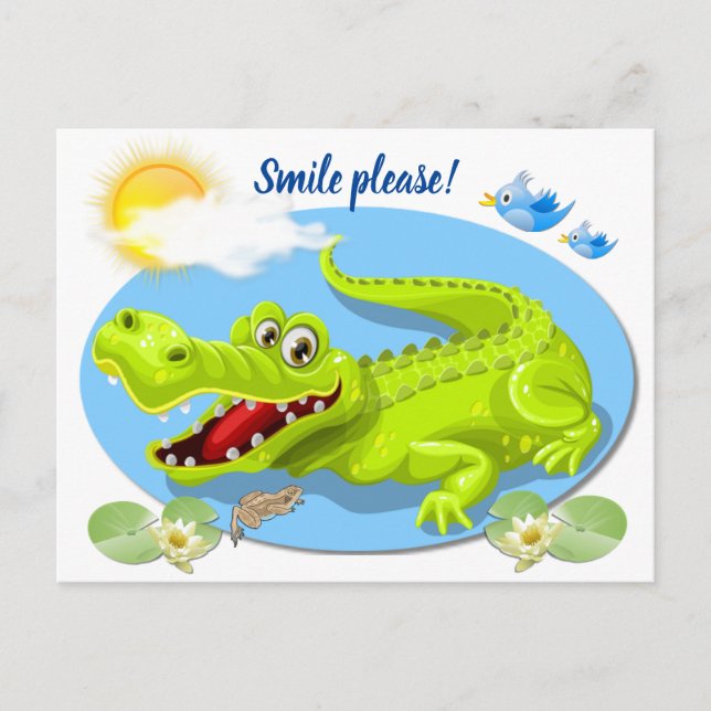 Postal ¡Sonríe, Por Favor! (Anverso)