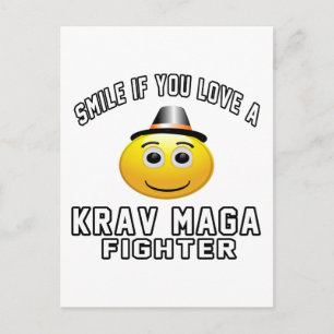 Postal Sonríe si te encanta Krav Maga Fighter