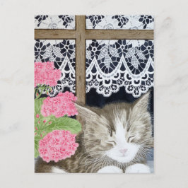 Postal Sonriendo al sol