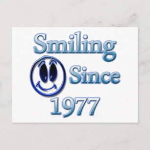 Postal Sonriendo desde 1977