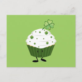 Postal Sonriente quequito del día de San Patricio